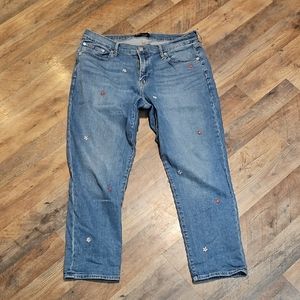 👖GAP Women's Blue Jeans with Embroidered Details
